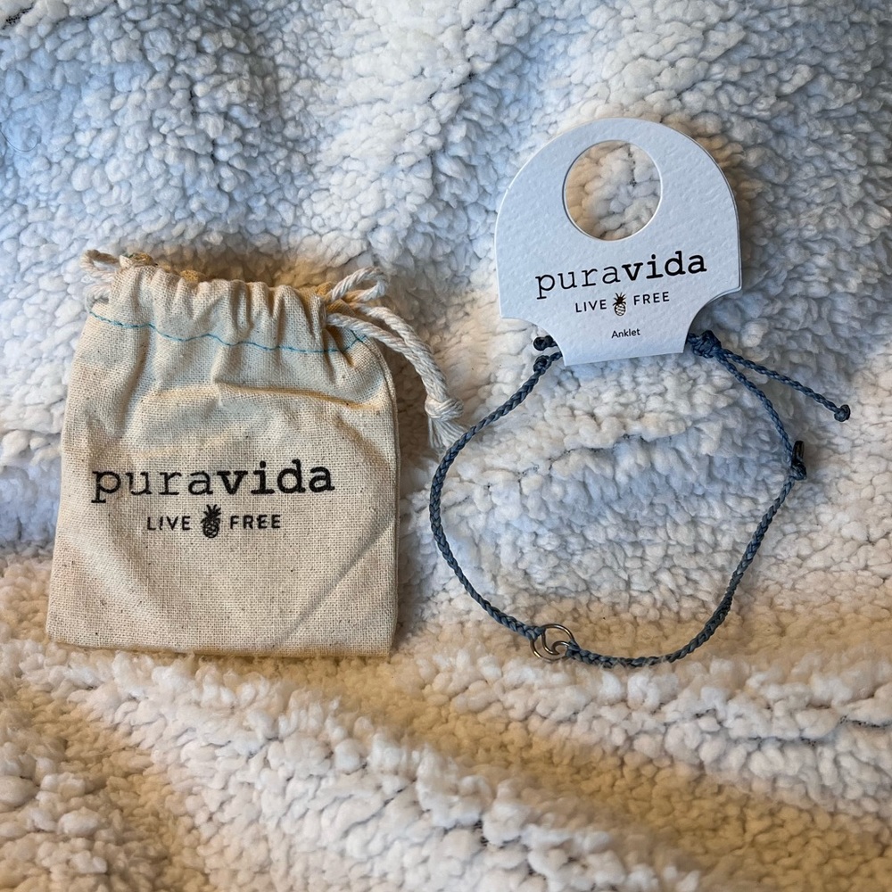 Pura Vida Wave Anklet NWT